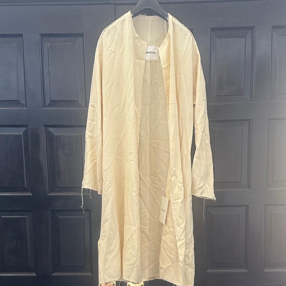 Bobkova Silk Trimmed Coat